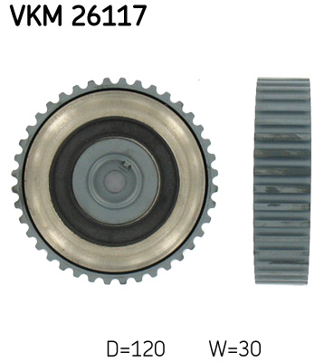 SKF Vezetőgörgő, vezérműszíj VKM26117_SKF